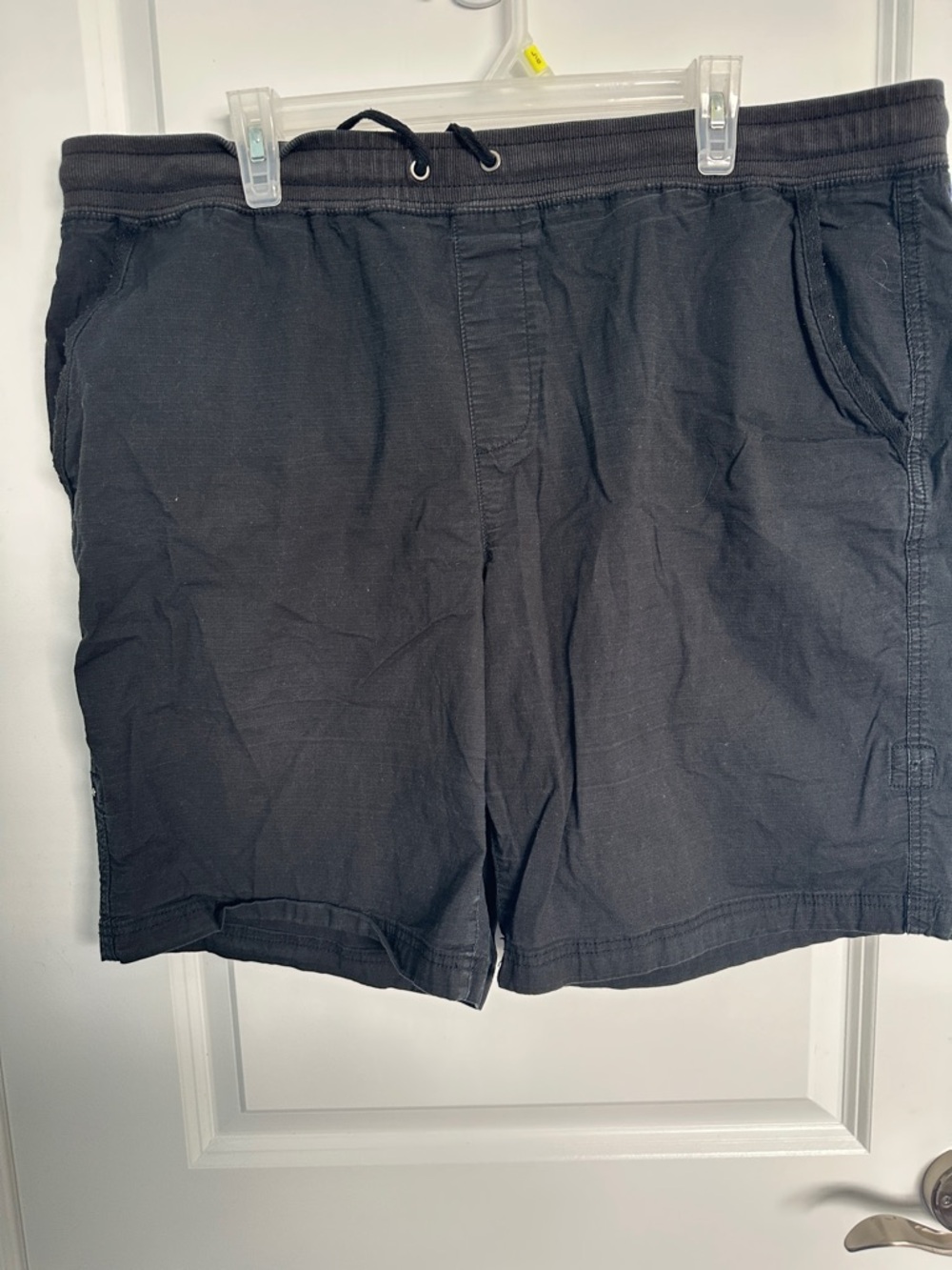 George Women's Black Cargo Drawstring Shorts